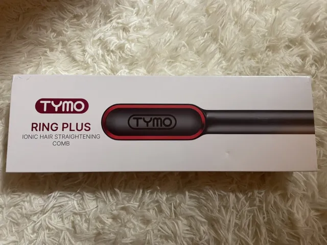 NEW IN SEALED Box TYMO Ring Plus Ionic Hair Straightener Comb