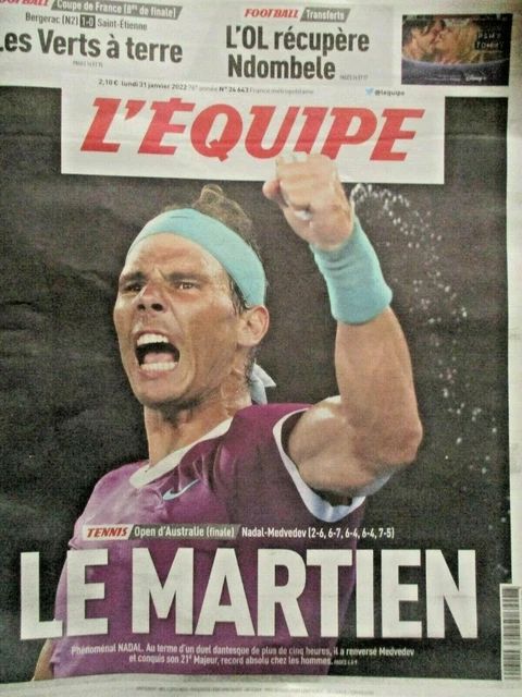 Journal L'Équipe Du 3 Juin 2022 - Rafael Nadal "Une Version Terminator" - Neuf