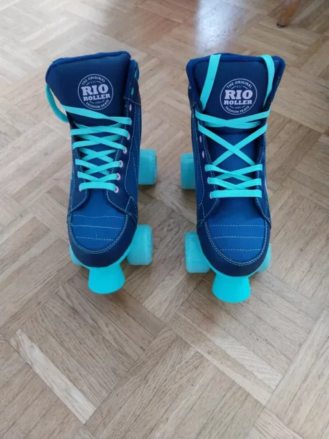 Rio Roller Lumina Gr 39,5 Neu blau türkis Rollschuhe Skates