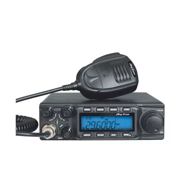 AnyTone AT-6666 10 Meter Radio High Power 15W/45W/60W 40CH Mobile Transceiver... AnyTone AT-6666 10 Meter Radio High Power 15W/45W/60W 40CH Mobile Transceiver...
