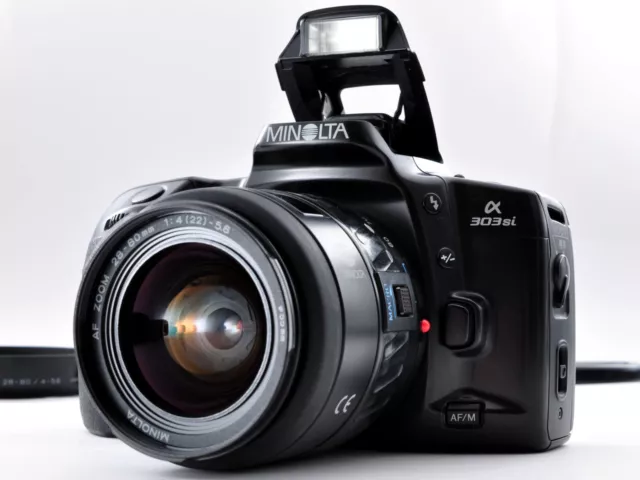Minolta Alpha 303 si 35mm SLR Film Camera & AF Zoom Lens from Japan[N.Mint]