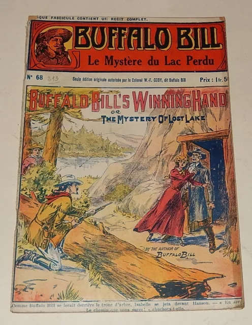 Fascicule BUFFALO BILL N°68 : Le MYSTERE du LAC PERDU - Colonel CODY