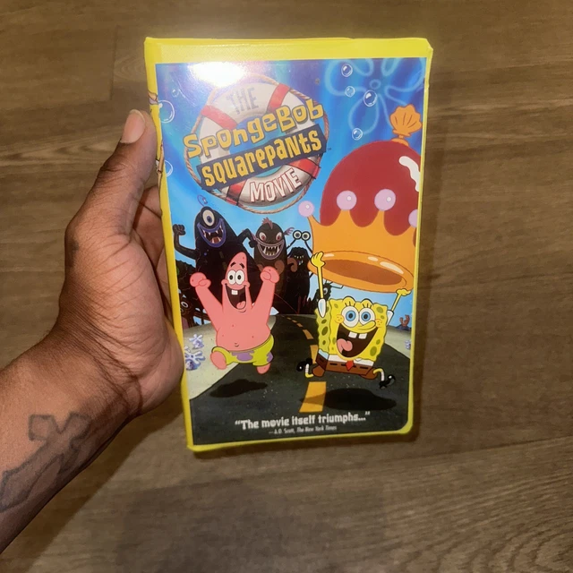 RARE THE SPONGEBOB Squarepants Movie (VHS, 2005) Clamshell Nickelodeon ...