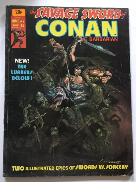 Savage Sword of Conan #6 Classic Conan and The Lurkers Below! 2