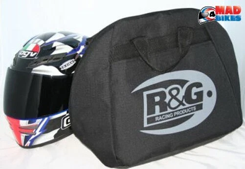 De Luxe Casque Moto Sac R&G Racing Moto Intégral Doublure Polaire Rangement