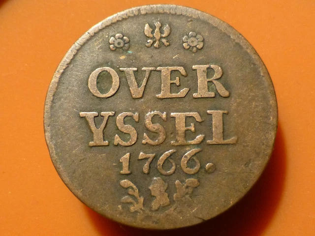 Pays Bas - Duit - 1766 - Recherchee & Belle Qualite Tb+ !