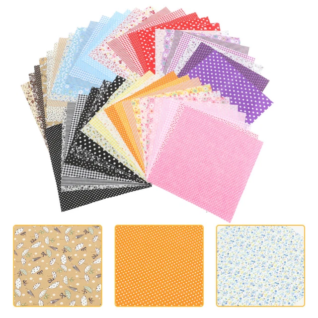 49pcs blätter nähen multi-verwenden stoff patchwork für handwerk diy crafting