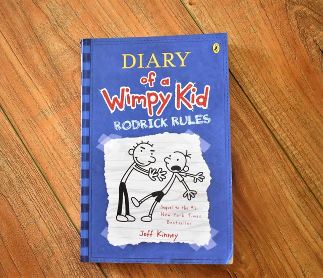 DIARY OF A Wimpy Kid Rodrick Rules Book 2 by Jeff Kinney (Paperback ...