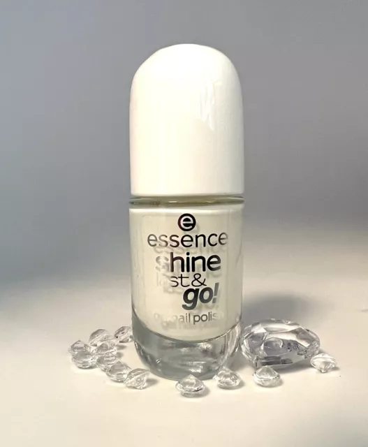 essence SHINE LAST & GO! Gel Nail Polish Nagellack 33 Wild White Ways 8ml 💅NEU