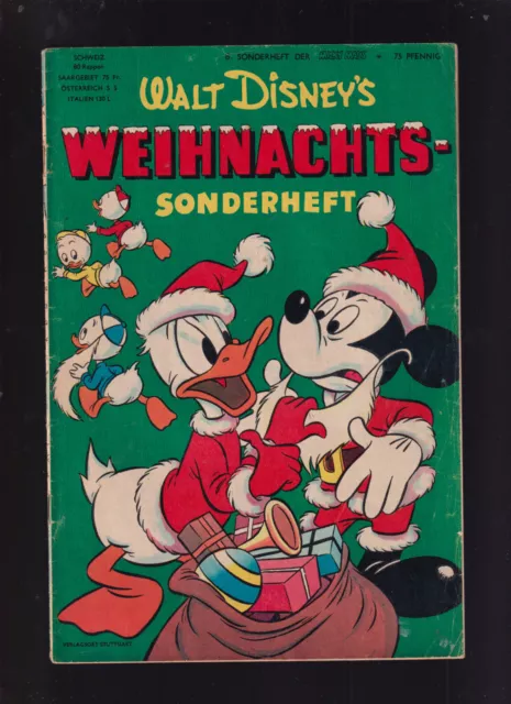 Micky Maus Sonderheft 1953 Nr. 8 schöner Zustand Weihnachts-Sonderheft Barks