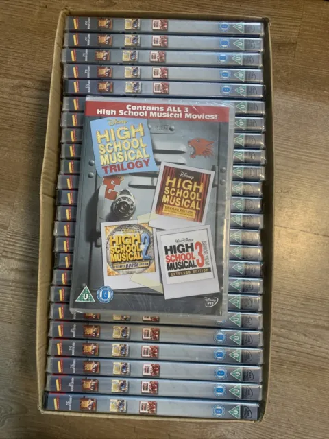 25 × Dvd Wholesale -  Job Lot - Disney - High School Musical - Brand New  Sealed