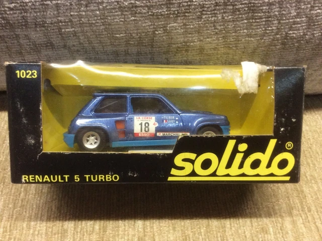 RENAULT 5 TURBO (Mid-Engined) 1980 Tour De Corse Entry 1:43 Solido ...