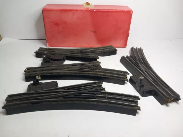 TRIX TTR REMOTE OPERATED 4 x Points  445 Vintage 3 Rail Model Railway OO gauge