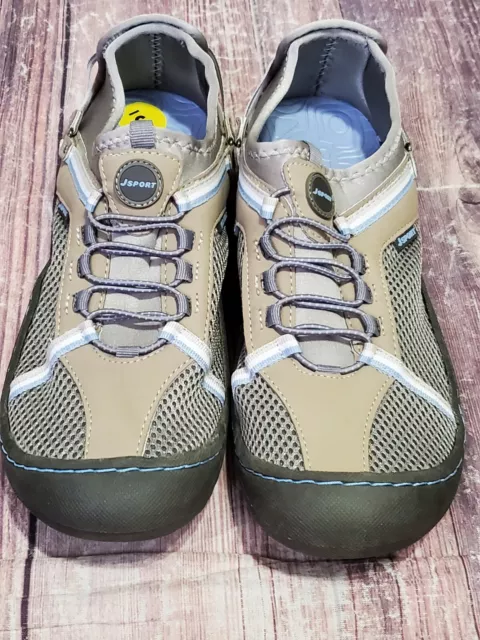 JBU Jambu Wyoming Women’s 9 M Gray/Blue/brown Mesh Slip On Comfort Water Shoes 3