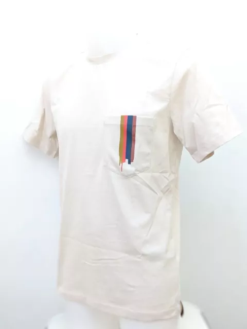 Paul Smith Men'S T-shirt -BNWT Mainline Artist Paint Stripe Pocket Sz:S RRP