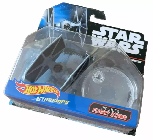 2014 Hot Wheels Star Wars TIE Fighter Starship With Flight Stand