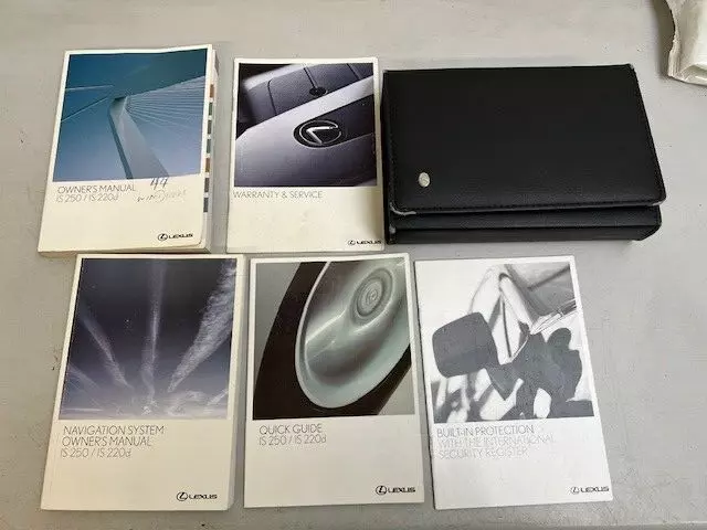 Lexus IS250 / IS220D Owners Pack / Handbook / Manual + Wallet 2005~2009 (2006)