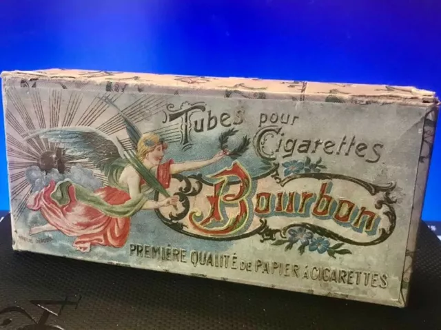 Bourbon Tres Rare Boite De Tubes A Cigarettes  / 1910 -  Republique Tcheque.