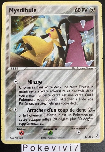 Pokemon Card MYSDIBULE 9/100 HOLO Block EX Crystal Keepers FR