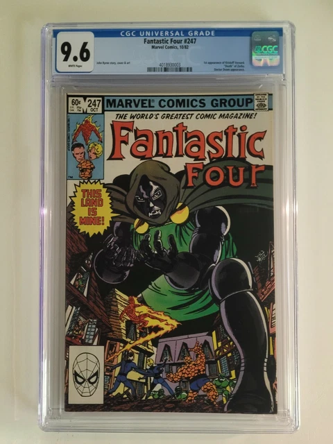 Fantastic Four 247 CGC 9.6  1st Appearance of Kristoff John Bryne