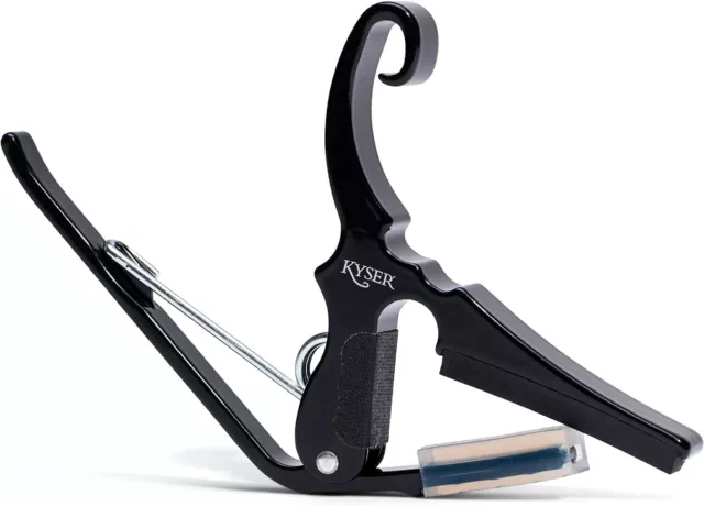 Kyser KGDB quick change Guitar capo for 6-string Drop-D guitar, Black