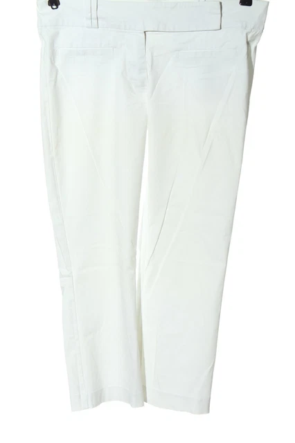 UNITED COLORS OF BENETTON pantaloni da donna 3/4 taglia DE 40 bianco casual look