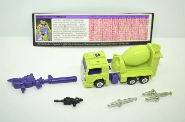 TRANSFORMERS G1 MIXMASTER Tm Version Constructicon Devastator Complete ...