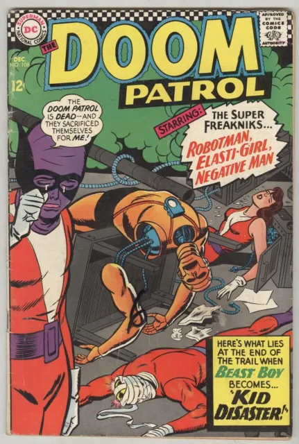 Doom Patrol #108 December 1966 VG