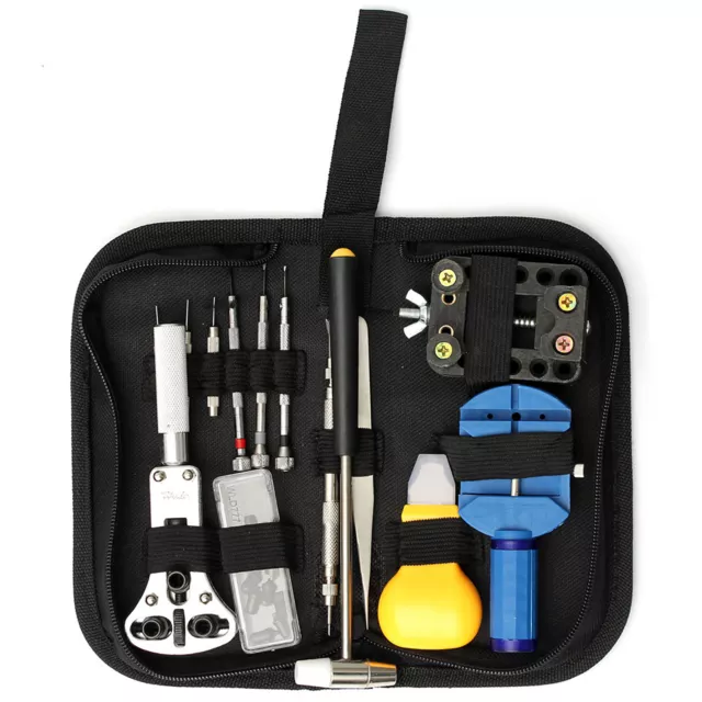 Kit D'horlogerie De 14 Pièces Pour Outils De Réparation De Montres Bracelet De