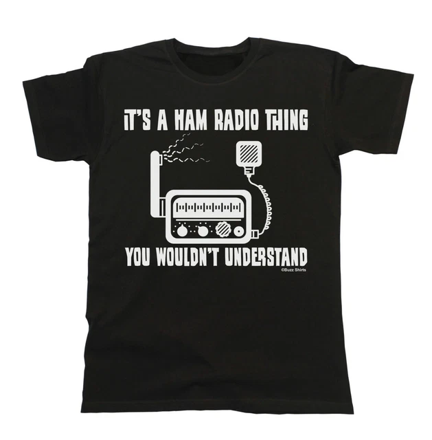 Its A HAM RADIO Thing Mens ORGANIC Cotton T-Shirt Christmas Birthday Gift Funny