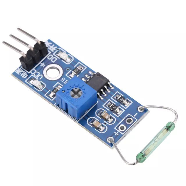 4 Pcs/set Reed Sensor Magnetic Switch Module Diy Kit Normally Open❀