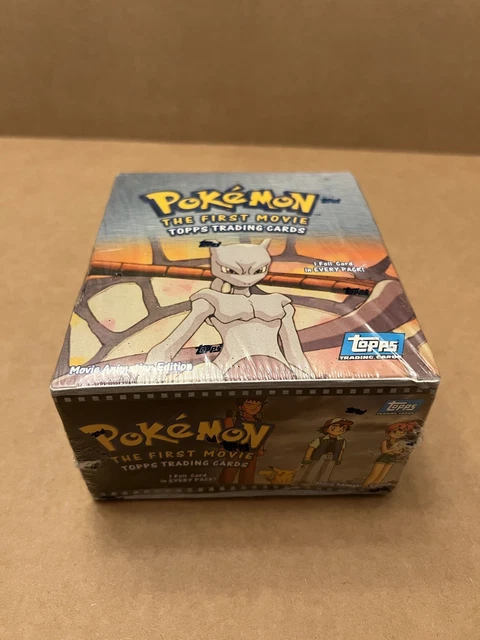 POKEMON THE FIRST Movie Topps Trading Cards box 36 Packs Black Label!  $650.00 - PicClick