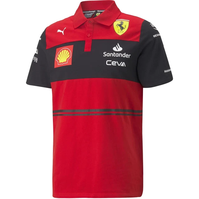 Scuderia Ferrari F1 Men's 2022 Team Polo Shirt Medium