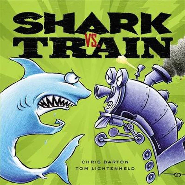 Shark Vs. Train by Chris Barton (English) Hardcover Book