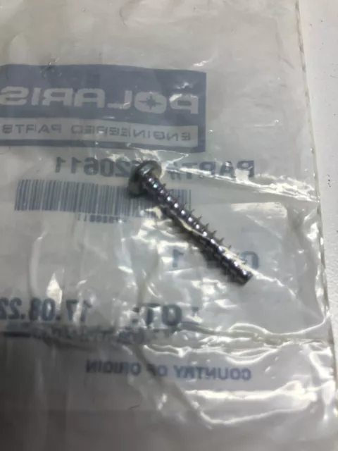 OEM NOS Genuine Polaris Original Screw M4 x 1.79 x 25 P/N 7520611 NEW