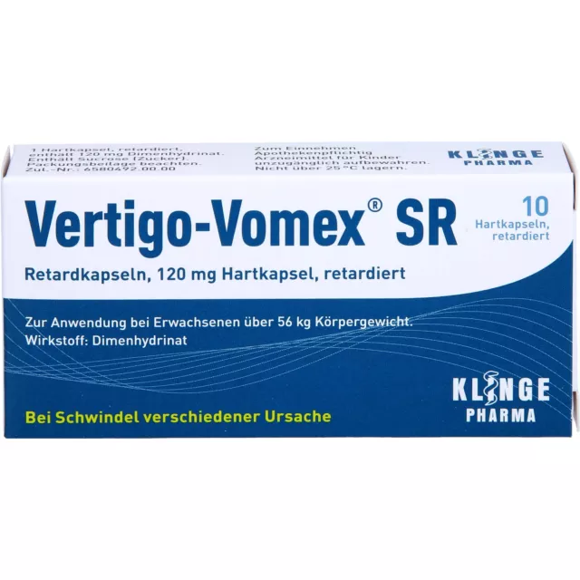 Vertigo-Vomex SR Retardkapseln, 10.0 St. Kapseln 278008
