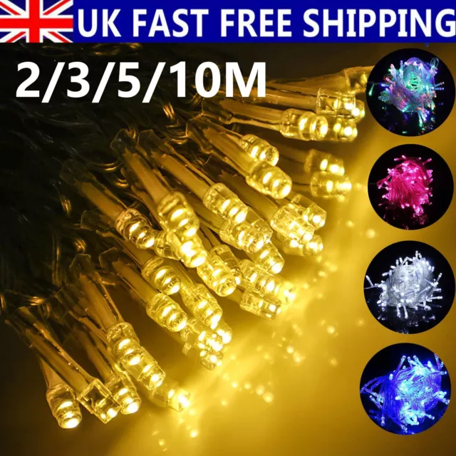 Battery Power String Fairy Lights 20-100 LED Christmas Party Tree Xmas Indoor