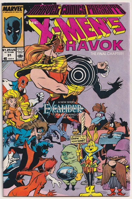 Marvel Comics Presents 31 VF/NM 9.0 Marvel 1989 Havok Jon Bogdanove