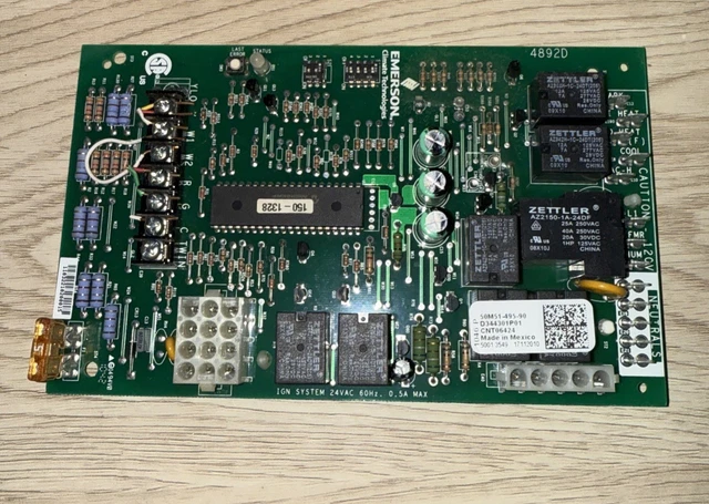 LENNOX Furnace Control Board 50M61-495 / D341418P01 / CNT03077 (90-Day Warranty)