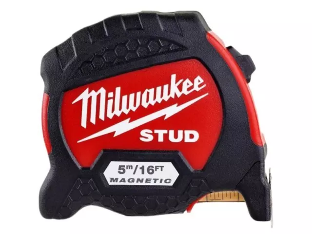 Milwaukee Mètre ruban magnétique STUD™ II 5 m/16 pieds (largeur 33 mm)