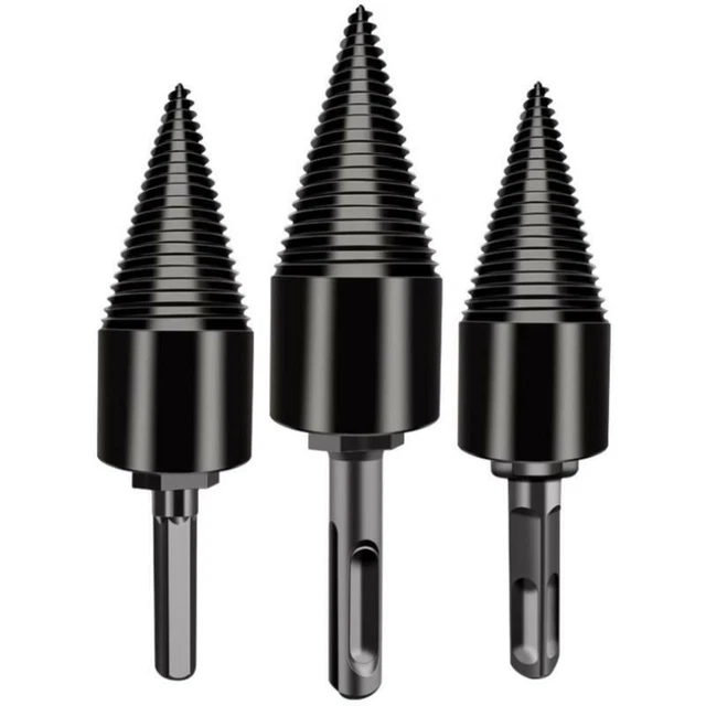 FIREWOOD CHOP WOOD Drill Bit Splitting Tool Splitting Cone Log ...