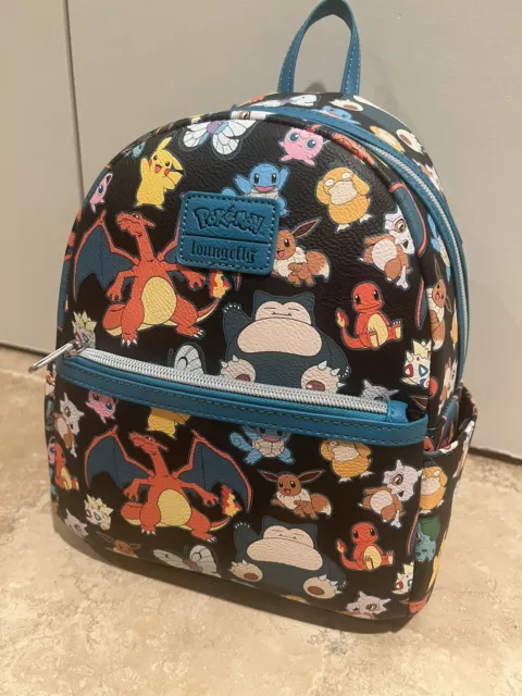 Loungefly Pokemon Mini Backpack Starter Pokemon Floral BRAND NEW With Tags  RARE