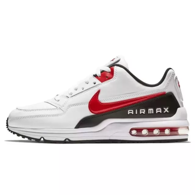 Scarpe Nike Uomo Air Max Bv1171 100 Ltd 3 Leather Bianco Rosso White Originale