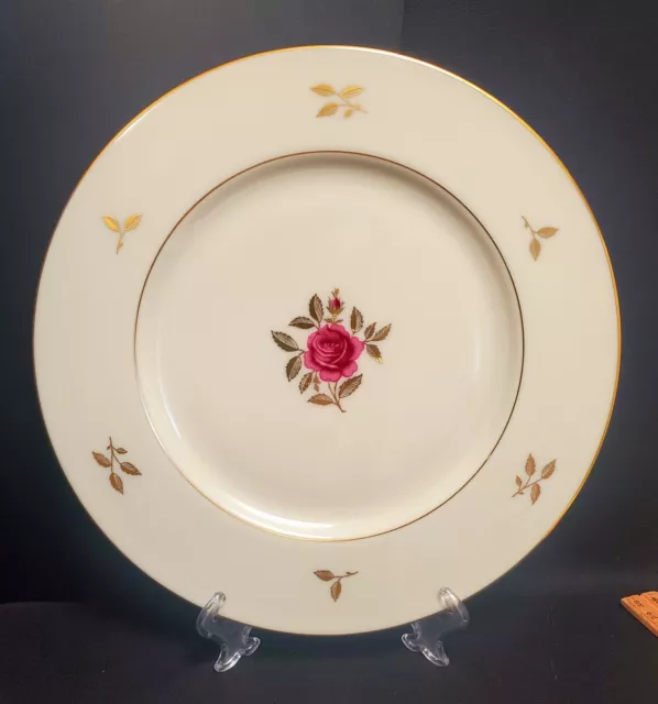 1 Lenox Rhodora China 10.5"  Dinner Plate Gold Backstamp