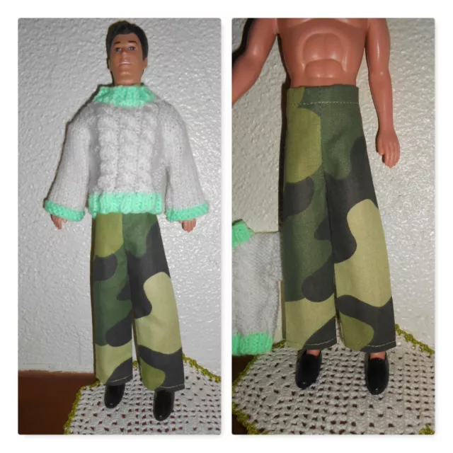 Vêtements pour la poupée Ken, le compagnon de Barbie - Tenue camouflage, Neuf