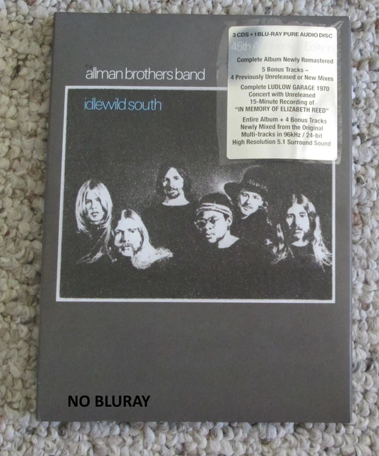 ALLMAN BROTHERS BAND Idlewild South 45th Anniversary Super DLX 3CD NO
