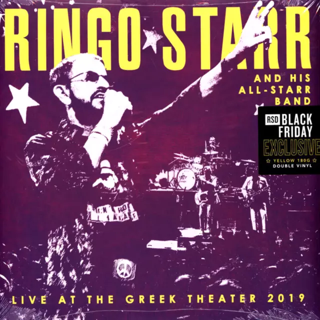 Ringo Starr - Live At The Greek Theater 2019 yellow 2 Vinyl LPs 180g RSD BF 2022