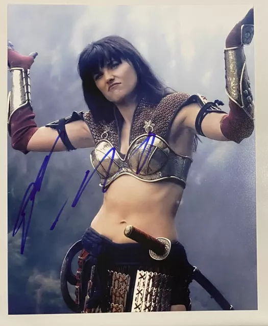 Lucy Lawless Signed Autographed Xena Warrior Princess 8x10 Photo