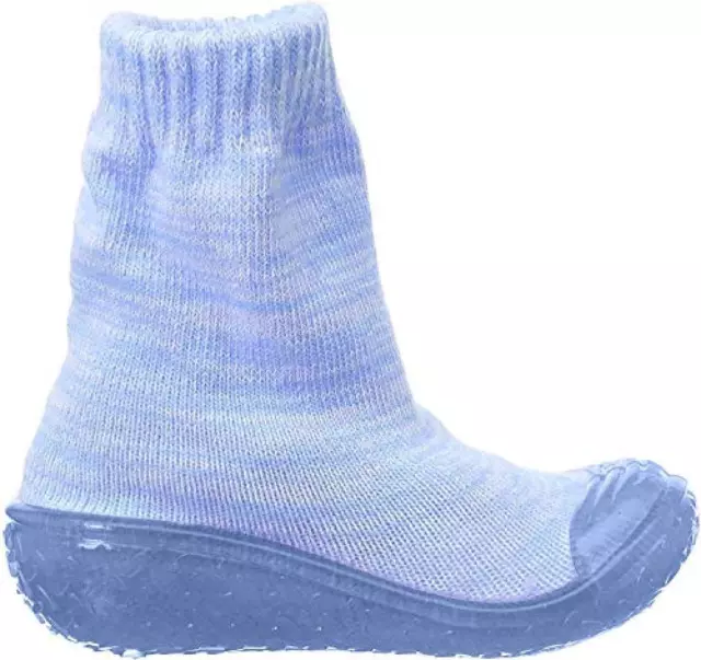 (TG. 24/25 EU) Playshoes Pantofole Calzini Antiscivolo, Ciabatte a Maglia Unisex