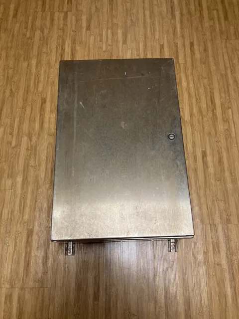 24”x16”x8” Stainless Steel Enclosure Control Panel W/ Backplate Inner Door